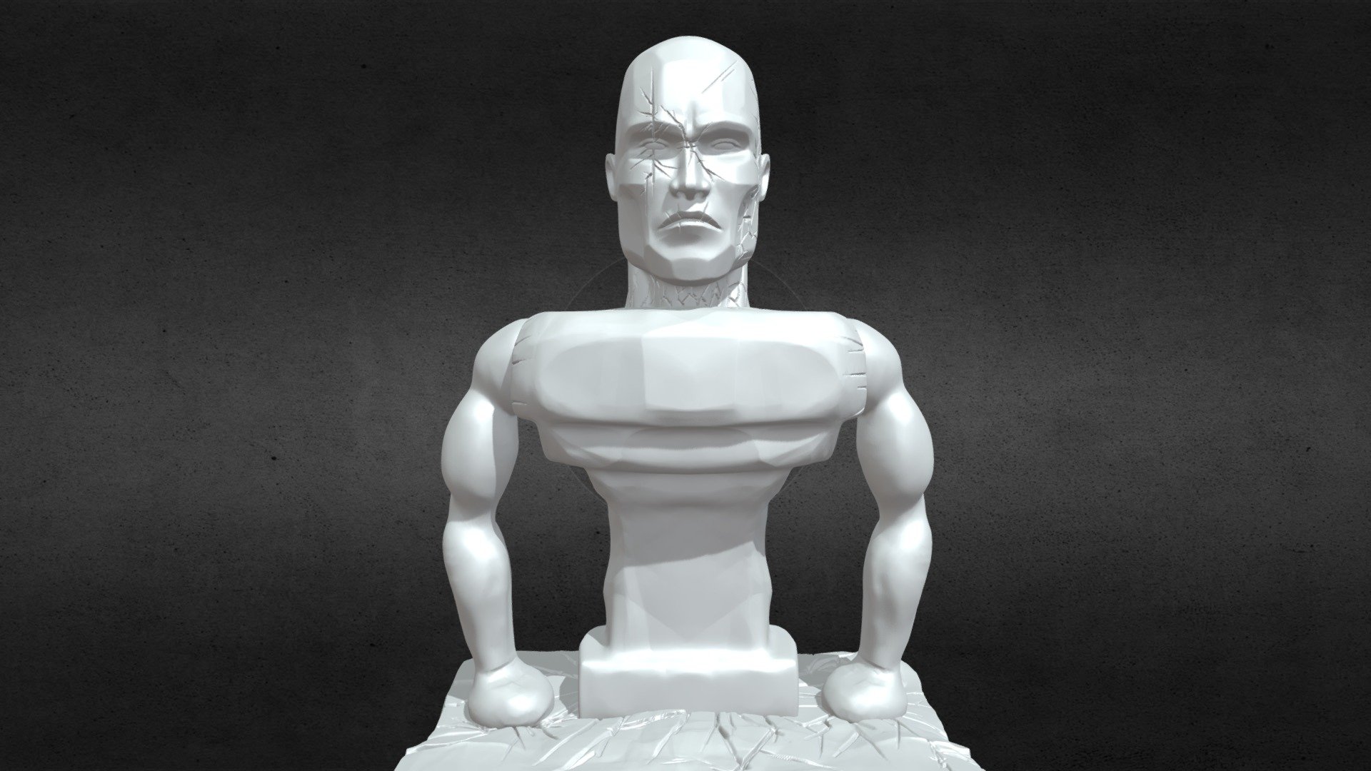 Free STL file GIGACHAD - Head 🇹🇩・3D printer model to download・Cults