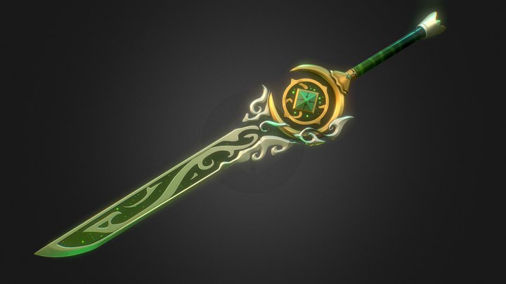 Genshin Impact - Appease Claymore 3D Model
