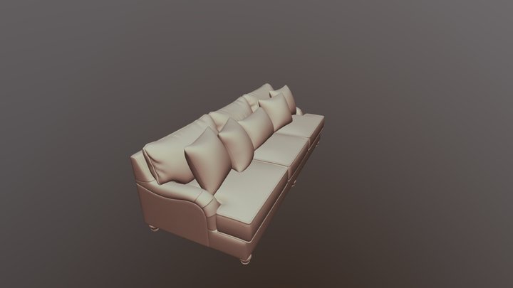 sofa4 3D Model