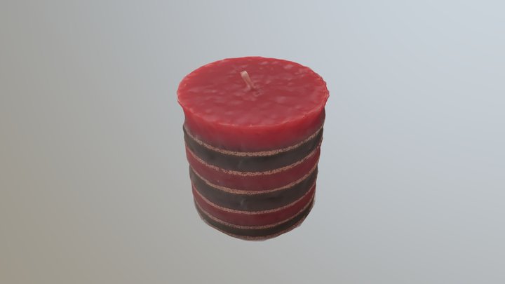 candle 3D Model