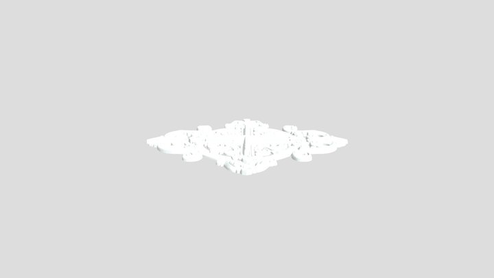 Ornamento decorativo 3D imprimible – Modello 3D gratuito STL