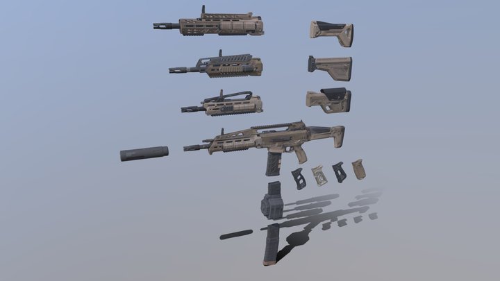 Call of Duty: Black Ops 7 - M8A1 – Modello 3D gratuito STL