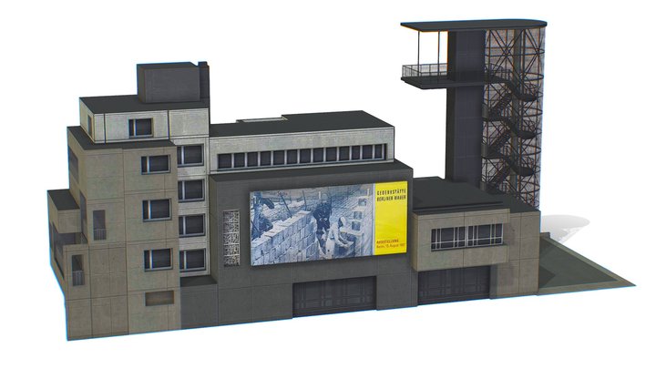 Documentation center Berlin Wall Memorial 3D Model