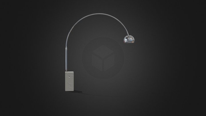 Arco Lamp 3D Model