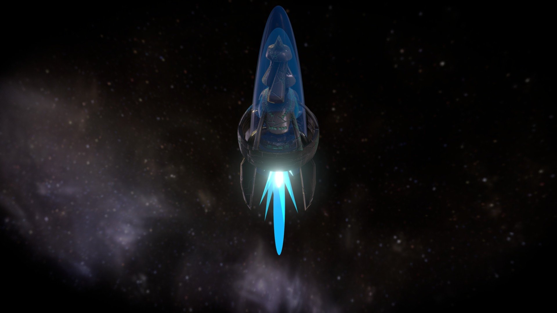 Spacestation - 3D model by Cécile Amstad (@c.m.a) [a55d063] - Sketchfab
