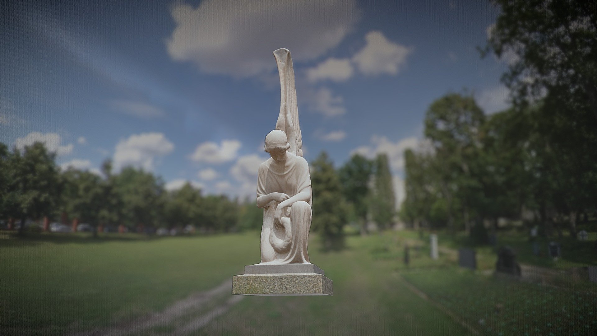 Kniende Engel / Kneeling Angel - #1 - In context