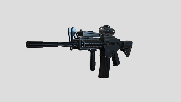 Realistic assult rifle