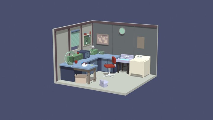 rick and morty lab 3D Model