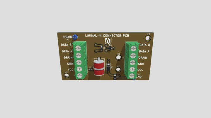 Liminal-K Connector PCB Rev-2 3D Model