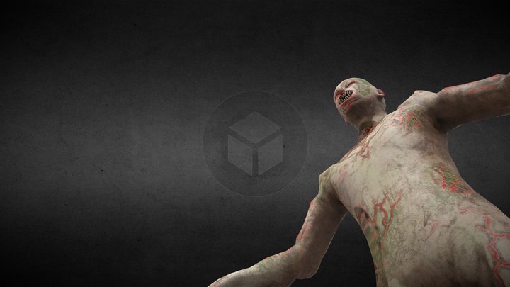 Zombie (Animated) 3D Model