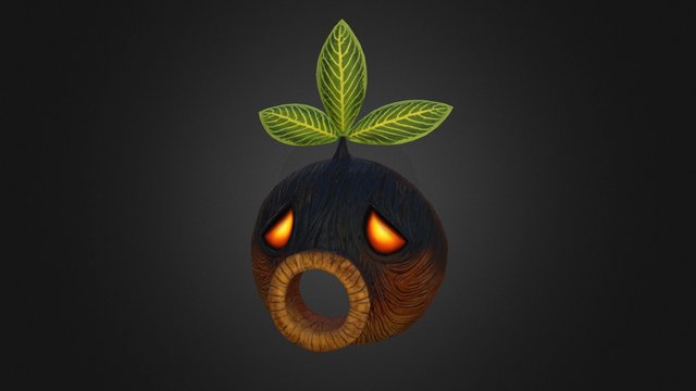 Deku Mask 3D Model