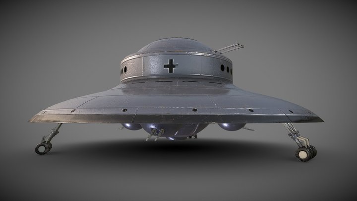 German UFO 3D Model