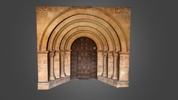 Portada iglesia San Miguel Arcángel (Andaluz) 3D Model