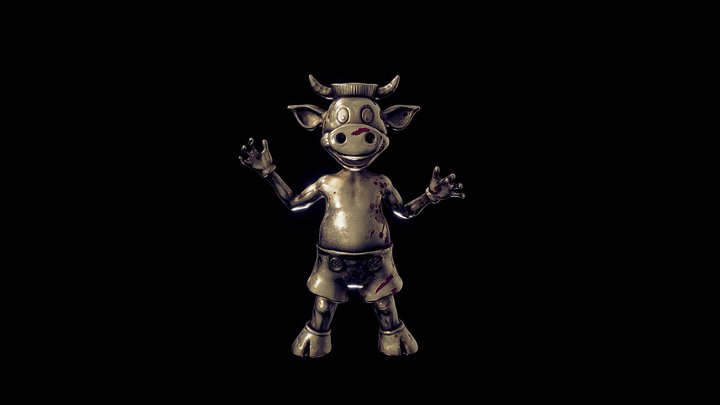 Mooby the Golden Calf 3D Model