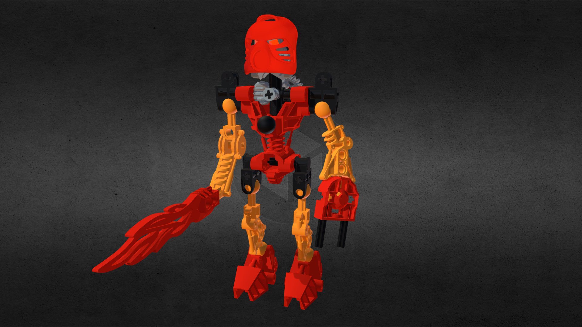 BIONICLE - 8534 Tahu - 3D model by Detexki99 (@detexki) [a565b14 ...