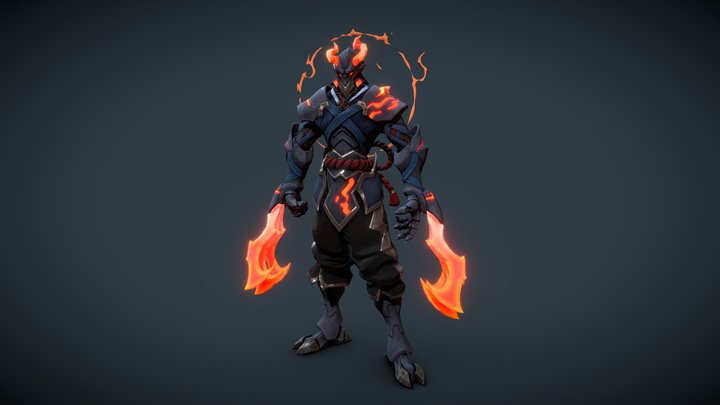 Wild flame aka Claude the clawed 3D Model