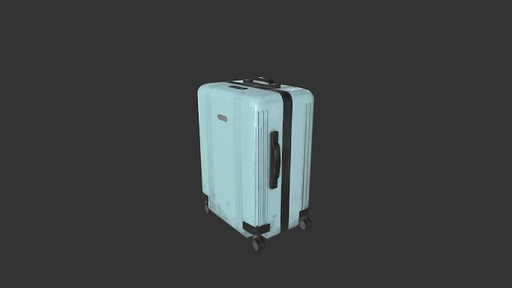 Used suitcase 3D Model