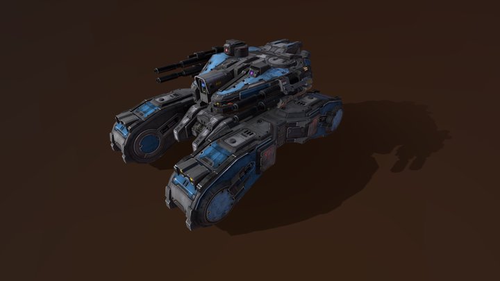 SciFi Tank MK1 3D Model