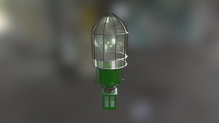 Lighthouse 1st Order Fresnel Lens 3D Model