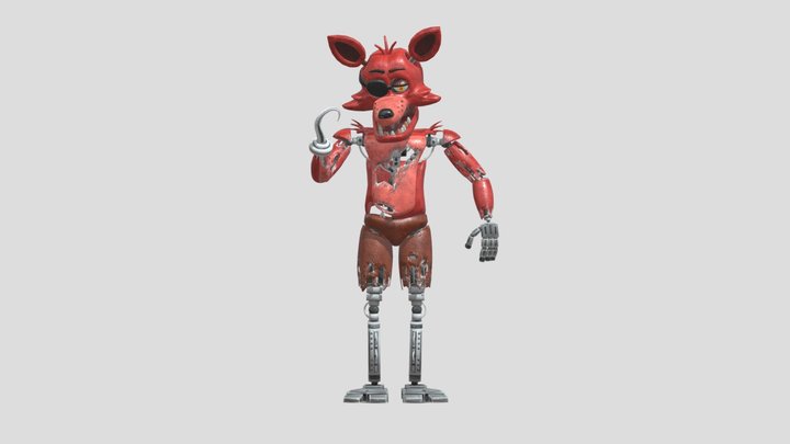 Foxy (fnaf ar) 3D Model