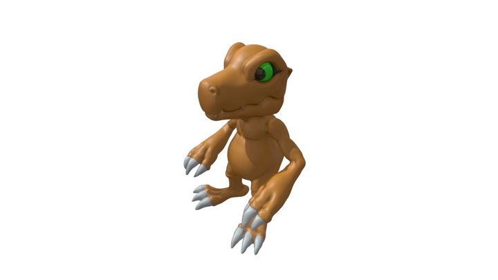Agumon 3D Model