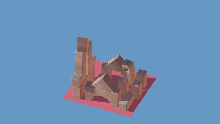 Advanced_unitblock_castle 3D Model