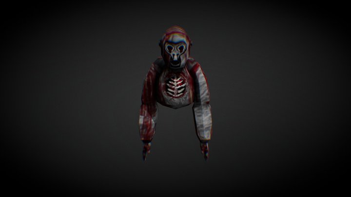 Nightmare Gorilla Tag Ghost 3D Model