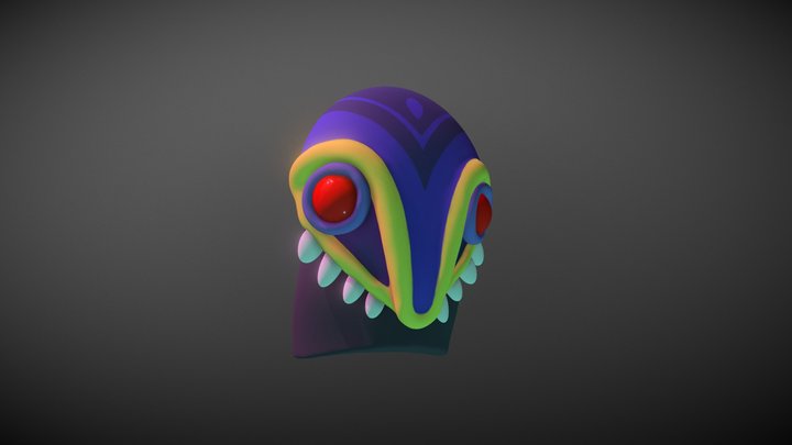 Mask of "SOURCE" 3D Model