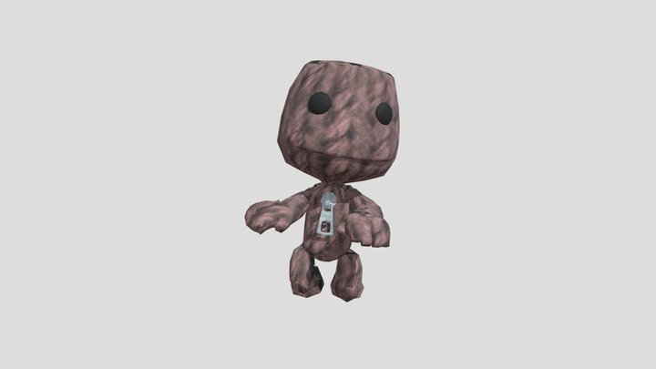 Sackboy Booty Hip Hop Dance 3D Model