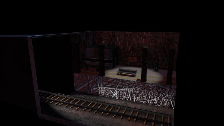 Just a regular midnight subway 3D Model