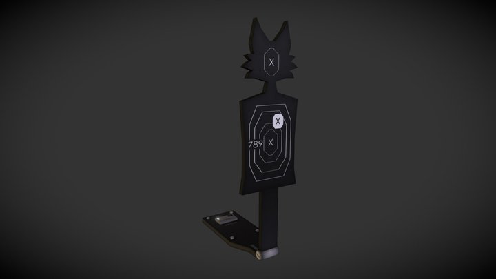 Training course target 3D Model