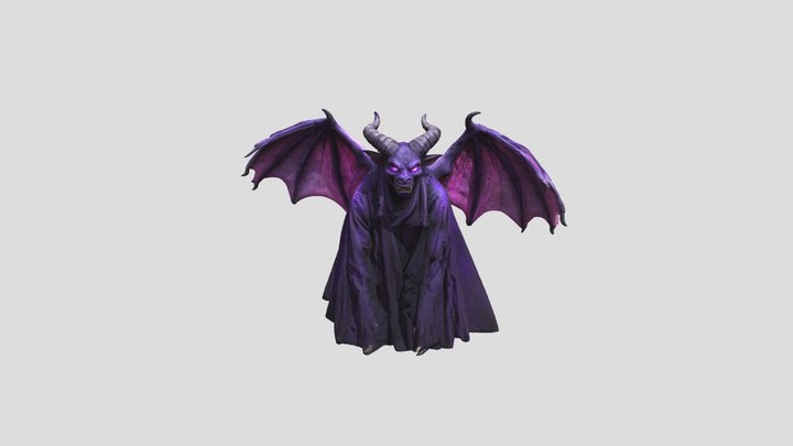 Demonic Flight Colored – Free 3D Model STL