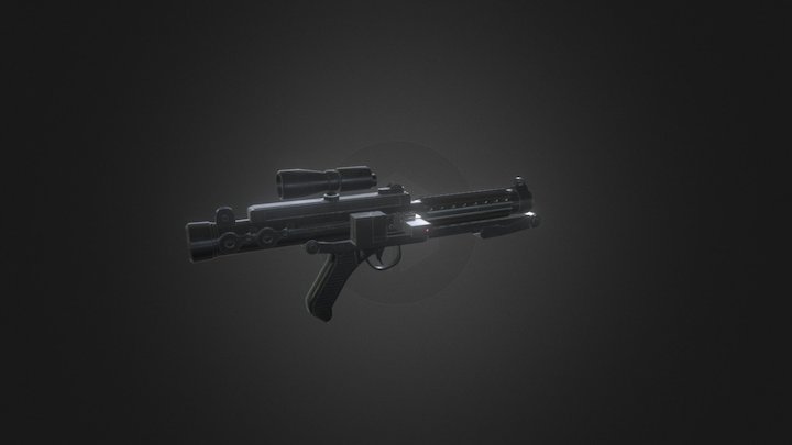 E-11 Star Wars 3D Model