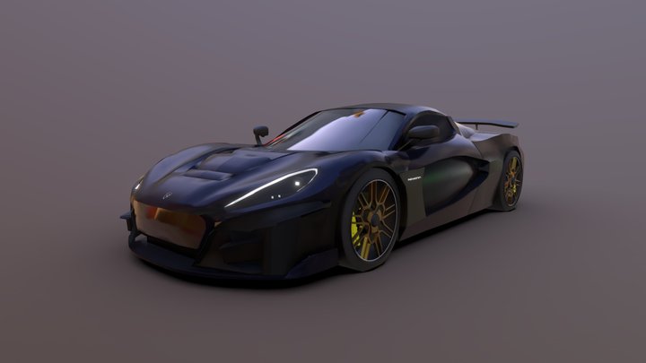 Rimac Nevera 3D Model