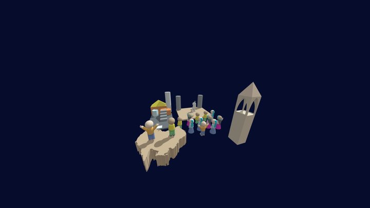 città bellissima 3D Model