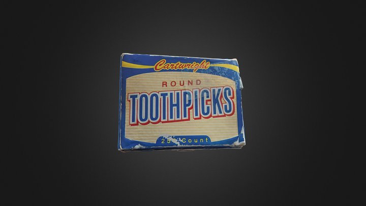 Toothpick Box 3D Model