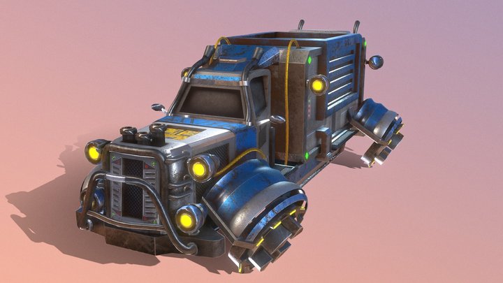 Scifi truck 3D Model