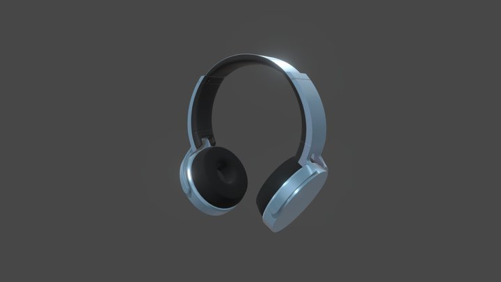 Sony Headphone 3D Model