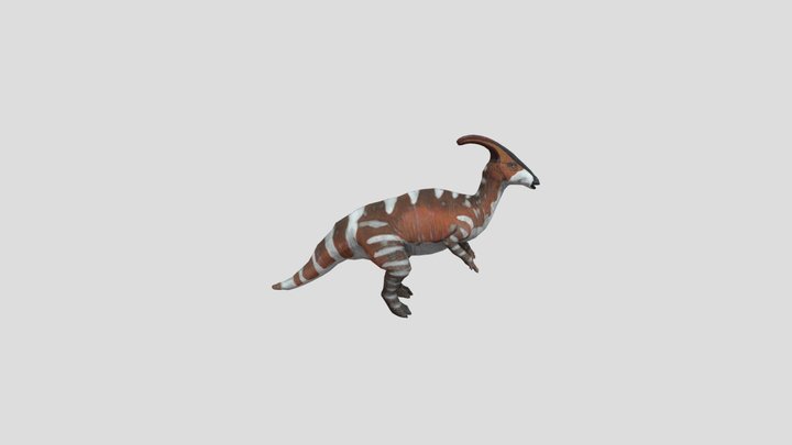 Parasaurolophus 3D Model