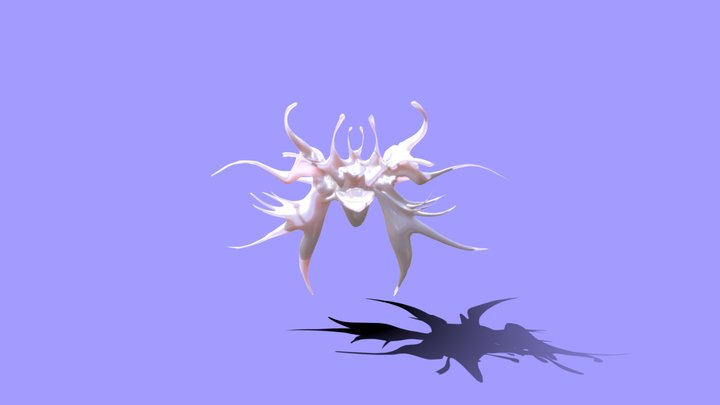 「Dynamic Rorschach Forms」- Organic Shape 5 3D Model