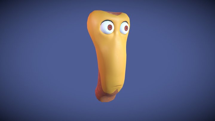 Alien Head Project 3D Model