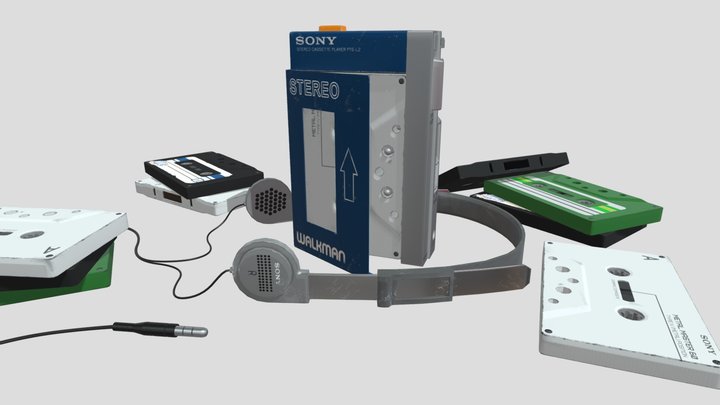 Sony walkman tps-l2 3D Model