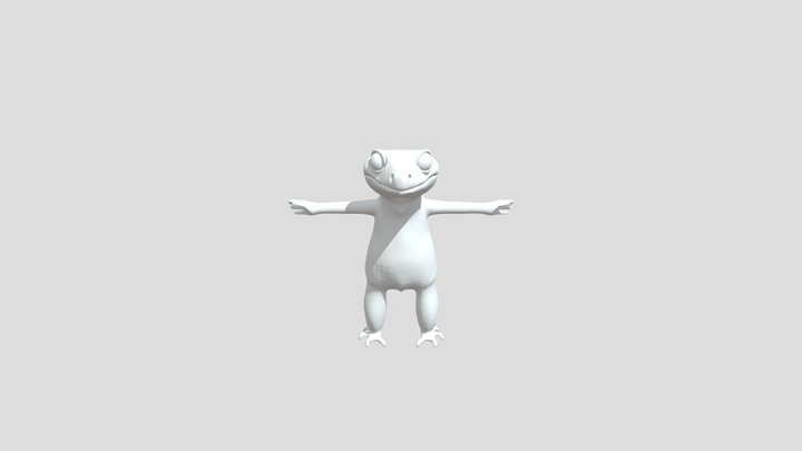 Leopard Gecko 3D Model
