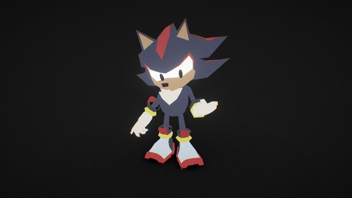 Shadow the Hedgehog 3D Model