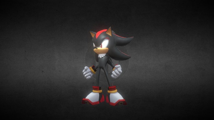 Shadow The Hedgehog 3D Model