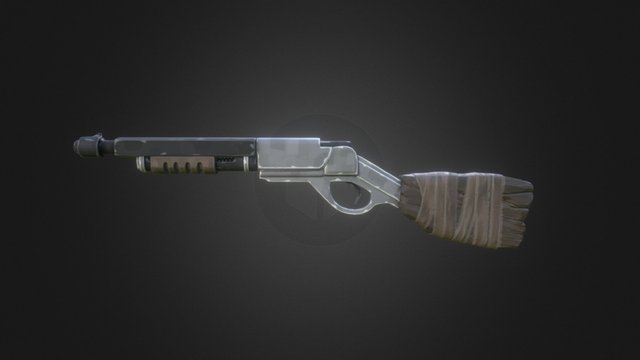 Mercenary Shotgun 3D Model