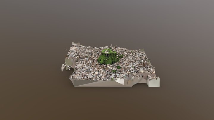 moss stump 3D Model