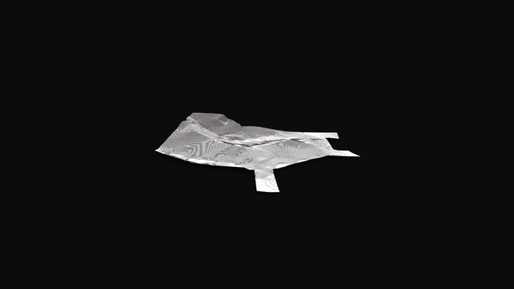 topografía simple 3D Model