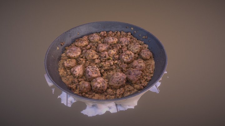 Meat Balls - Raw version 3D Model