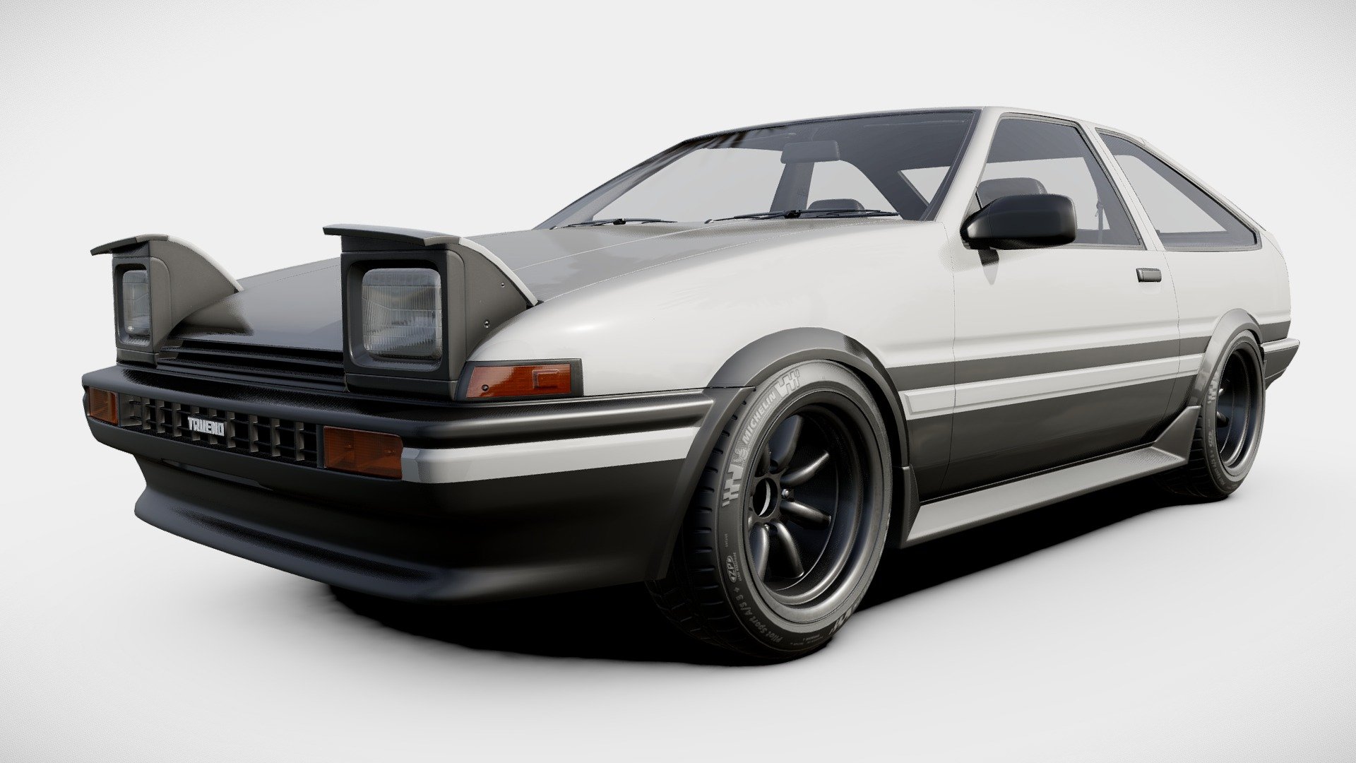 Toyota AE86 Sprinter Trueno Zenki - Download Free 3D model by Martin Trafas  (@Bexxie) [a5737bf]
